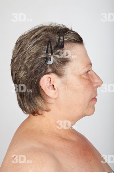 Head Woman Average Wrinkles Studio photo references