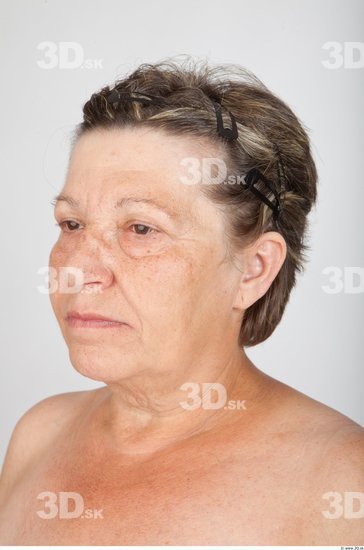 Head Woman Average Wrinkles Studio photo references