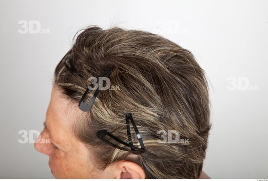 Hair Woman Average Wrinkles Studio photo references