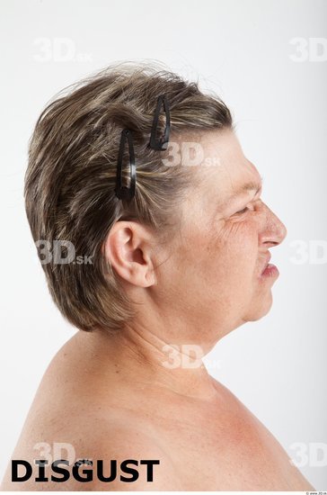 Head Emotions Woman White Average Wrinkles