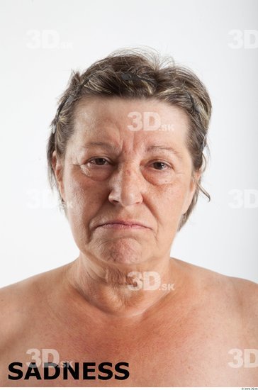 Head Emotions Woman White Average Wrinkles