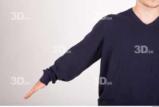 Arm Man Casual Sweater Average Studio photo references