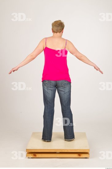 Whole Body Woman Animation references Casual Average Studio photo references