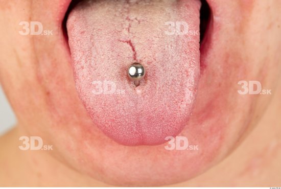 Tongue Woman Piercing Average Studio photo references