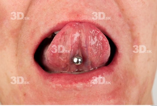 Tongue Woman Piercing Average Studio photo references