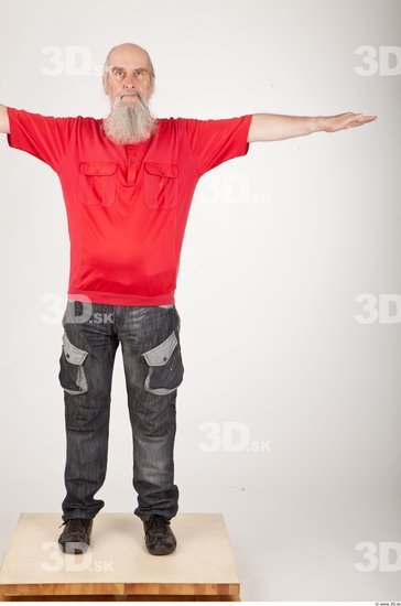 Whole Body Man Animation references T poses Casual Average Wrinkles Studio photo references