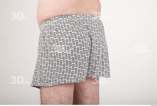 Bottom Man Underwear Shorts Average Wrinkles Studio photo references