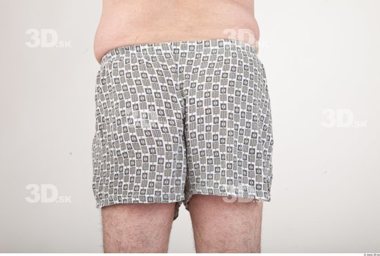 Bottom Man Underwear Shorts Average Wrinkles Studio photo references