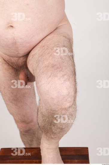 Knee Man Nude Average Wrinkles Studio photo references