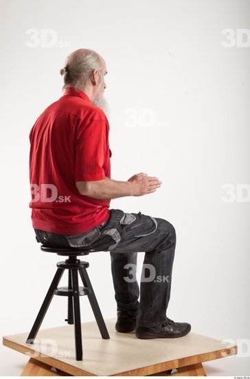 Whole Body Man Artistic poses White Casual Average Bearded