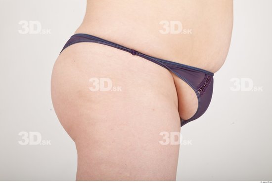 Hips Woman Underwear Chubby Panties Studio photo references