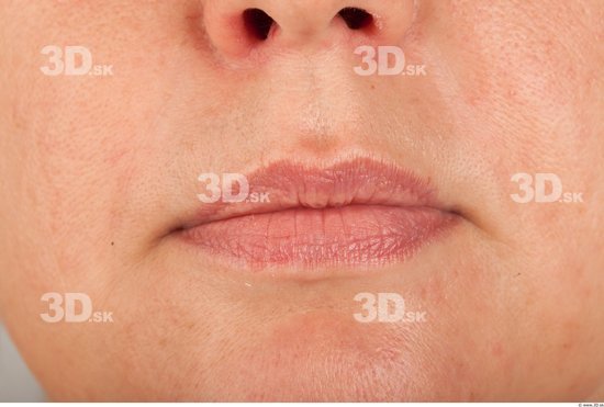 Mouth Woman Chubby Studio photo references