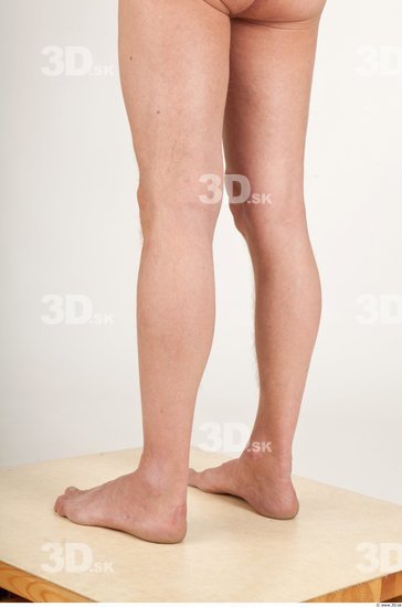 Calf Man Nude Average Studio photo references