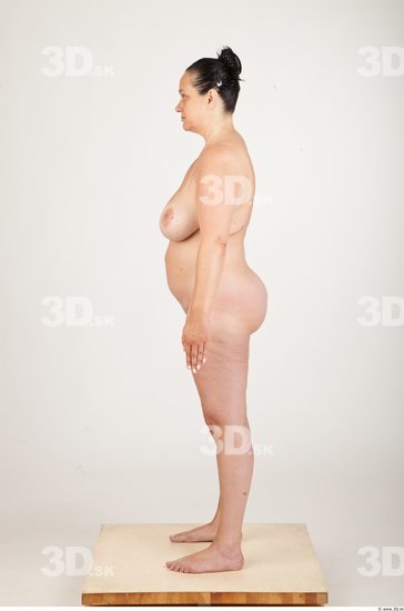 Whole Body Woman Animation references Nude Average Studio photo references