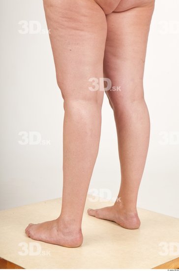 Calf Woman Nude Average Studio photo references