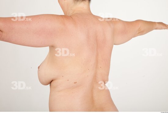 Back Woman Nude Average Studio photo references