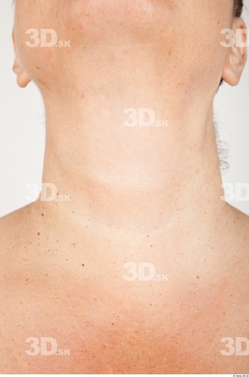 Neck Woman Nude Average Studio photo references