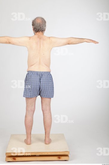 Whole Body Man T poses Underwear Shorts Average Studio photo references