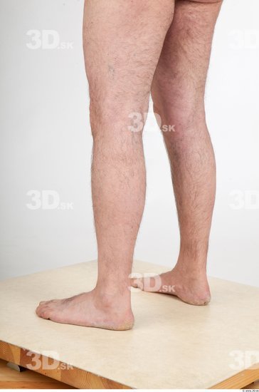 Calf Man Nude Average Studio photo references