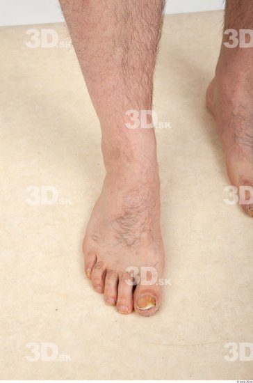 Foot Man Nude Average Studio photo references