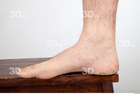 Foot Man Nude Average Studio photo references