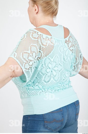 Upper Body Woman Casual Blouse Average Studio photo references