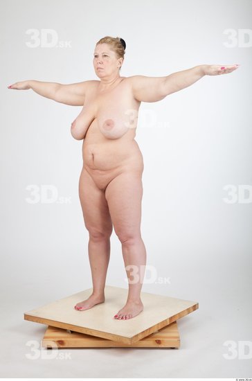 Whole Body Woman T poses Nude Average Studio photo references