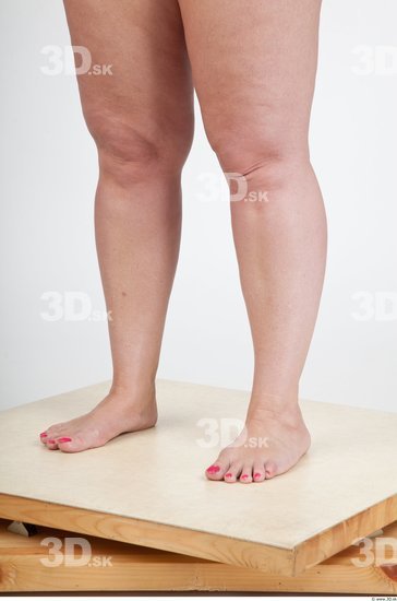 Calf Woman Nude Average Studio photo references