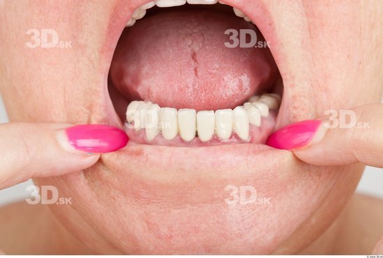 Teeth Woman Average Studio photo references