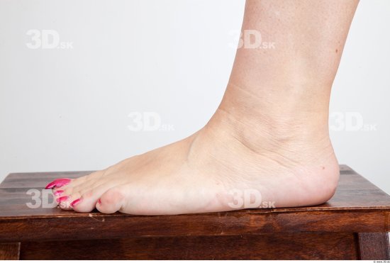 Foot Woman Nude Average Studio photo references