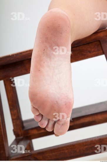 Foot Woman Nude Average Studio photo references