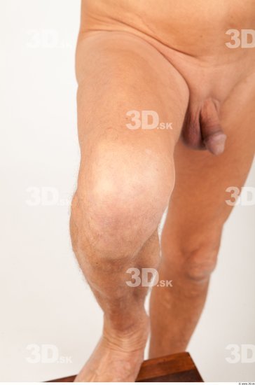 Knee Man Nude Average Studio photo references