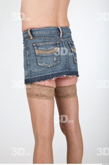 Thigh Woman Casual Skirt Slim Studio photo references