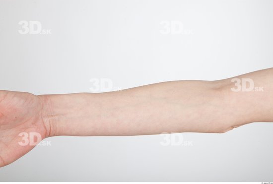 Forearm Woman Nude Slim Studio photo references