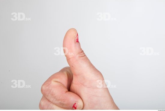 Fingers Woman Slim Studio photo references