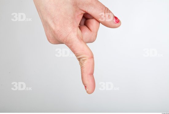 Fingers Woman Slim Studio photo references