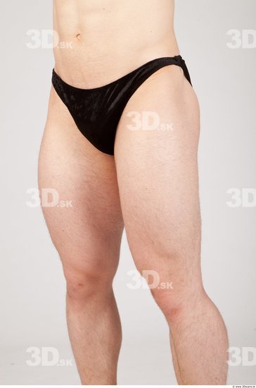 Whole Body Man White Underwear Athletic Studio photo references