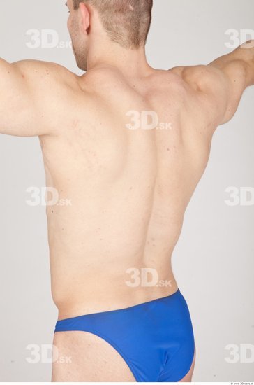 Whole Body Man White Underwear Athletic Studio photo references