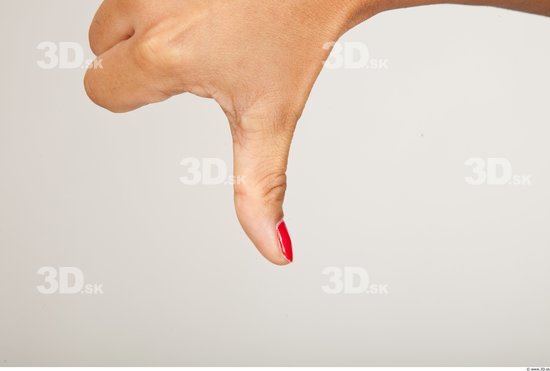 Fingers Woman Slim Studio photo references