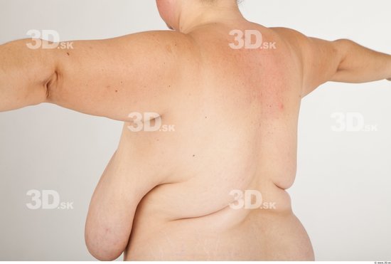 Back Breast Woman Nude Overweight Studio photo references