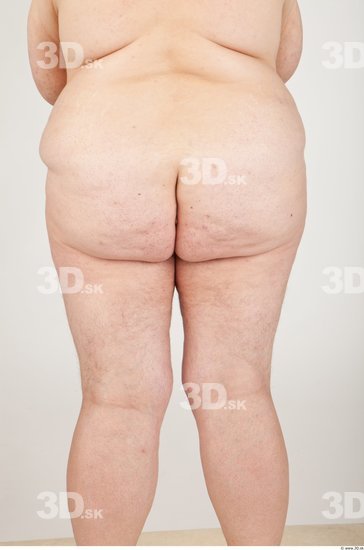 Thigh Back Woman Nude Overweight Studio photo references