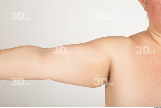 Arm Back Woman Nude Overweight Studio photo references