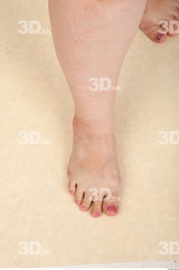 Foot Back Woman Nude Overweight Studio photo references