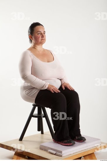 Whole Body Woman Artistic poses Casual Studio photo references