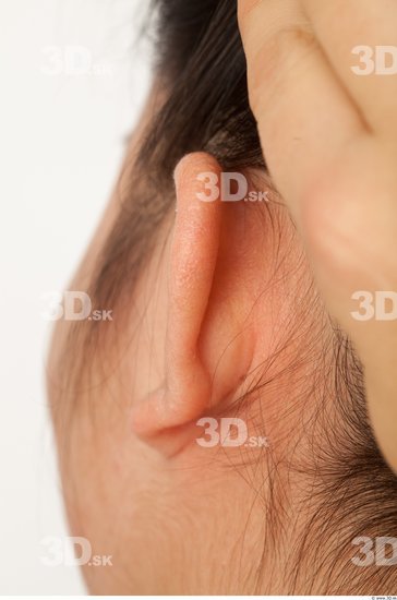 Ear Woman Asian Slim Studio photo references