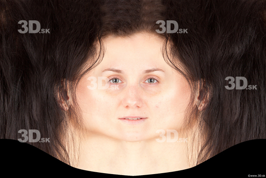 Head Woman White Average Head textures