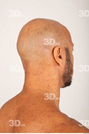 Head Man Nude Bald Studio photo references