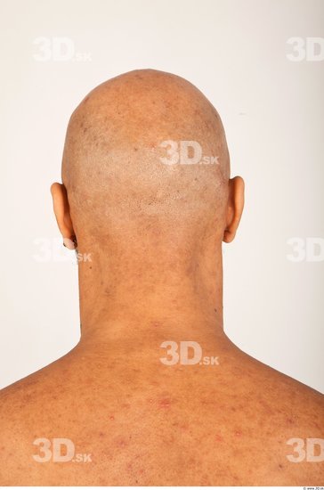 Head Man Nude Bald Studio photo references