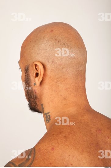 Head Man Nude Bald Studio photo references