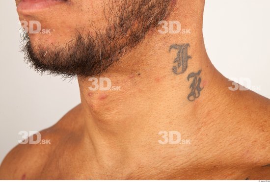 Neck Man Tattoo Nude Studio photo references